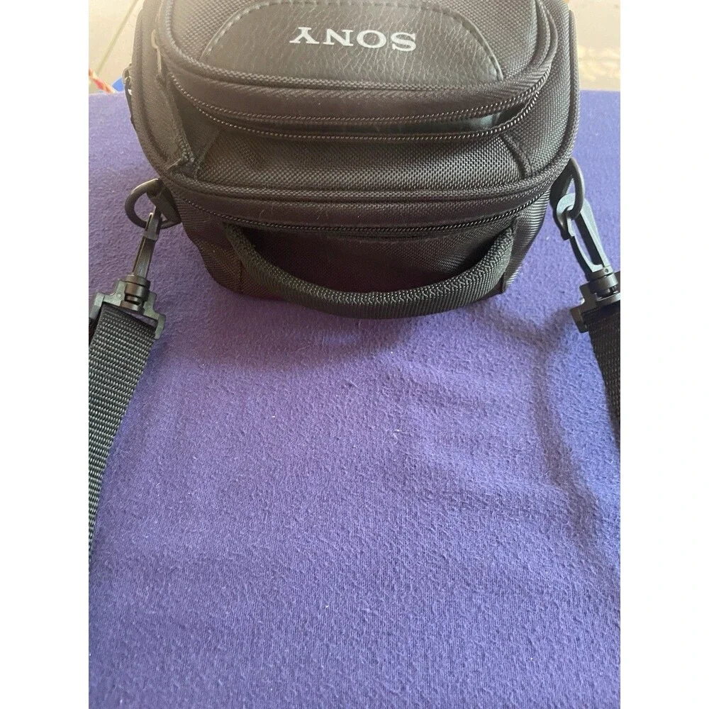 Sony Vintage Camera Bag Crossbody Case CS-V15 Green Grey Light Use Small